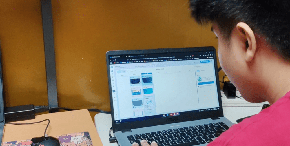 Scheduling content banner and graphics