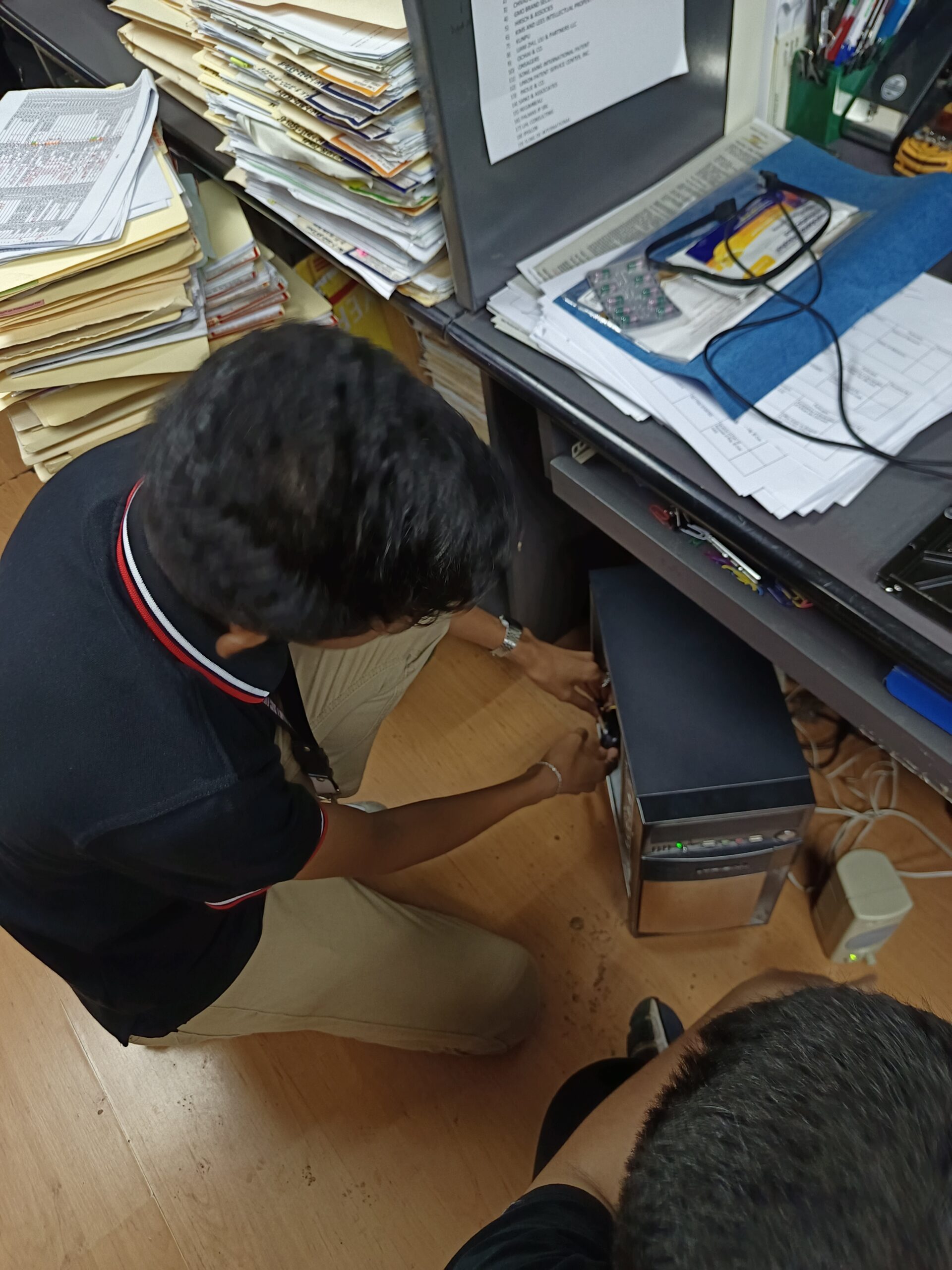 Reconfiguring wiring for less clutter