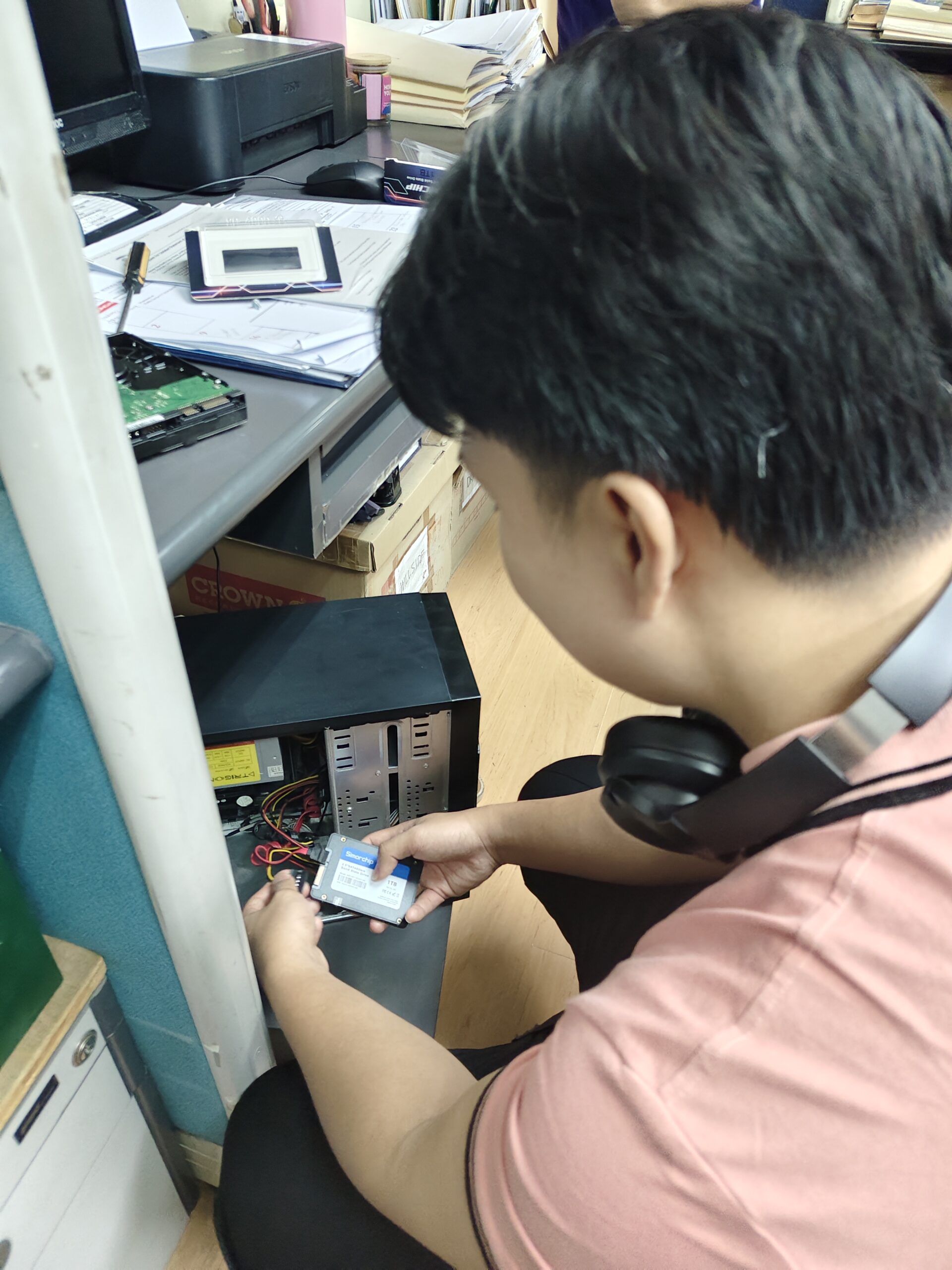 Installing new SSD to System Unit