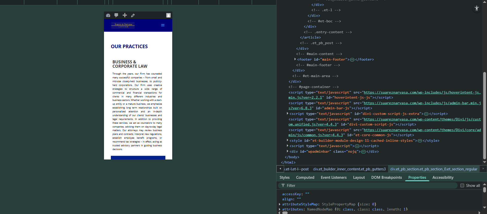 Performing mobile compatibility check.